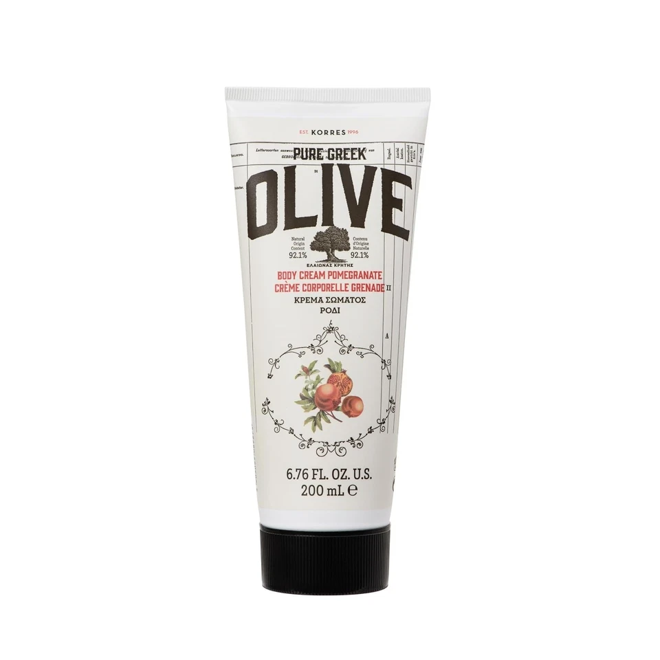 Lait corps KORRES Olive & Fleur de Romarin 200ml - Hydratation rapide - Photo 4/4