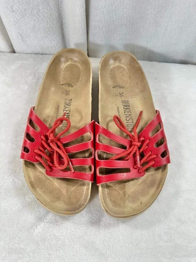 Sandalias De Satén Find. Con Punta Abierta - Color Marrón Animal, Talla 37 EU, Tacón Plano, Suela De Resina