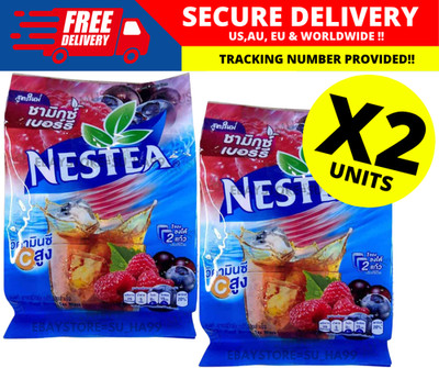 NESTEA Instant Mixed Berries Tea Mixes High Vitamin C (12.5g x 18 sachet) 2 PACK