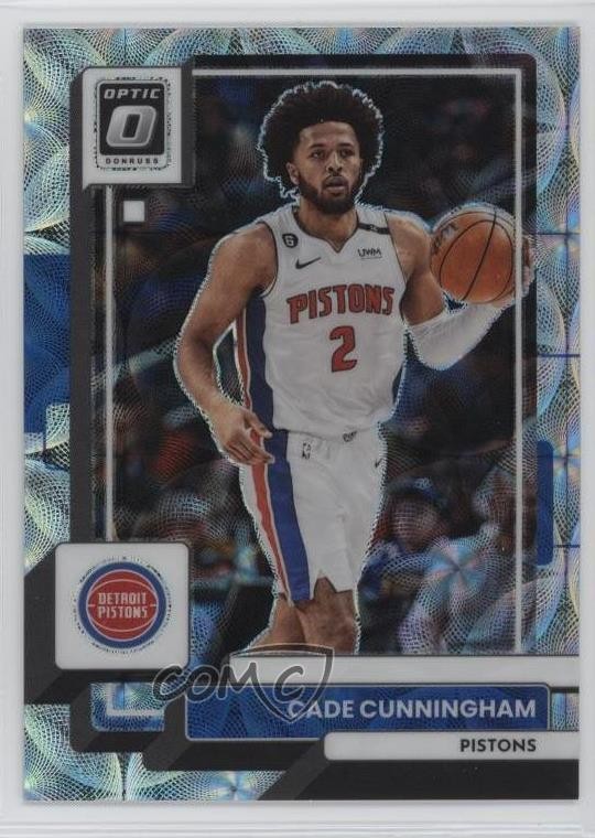 2022-23 Panini Donruss Optic Premium Box Set Prizm 148/249 Cade Cunningham #92