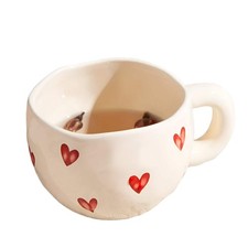 Love Heart Ceramic Mug for Coffee  Tea