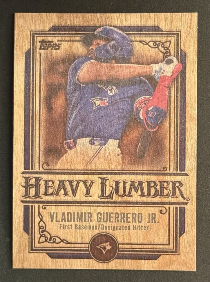 2025 Topps Series 1 Vladimir Guerrero Jr Heavy Lumber Case Hit #HL-10 SSP