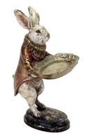 Kaninchen Mit Schale H: 28,5 Cm - FrüHlingsdeko, Deko Hase, Kartenhalter, Ostern