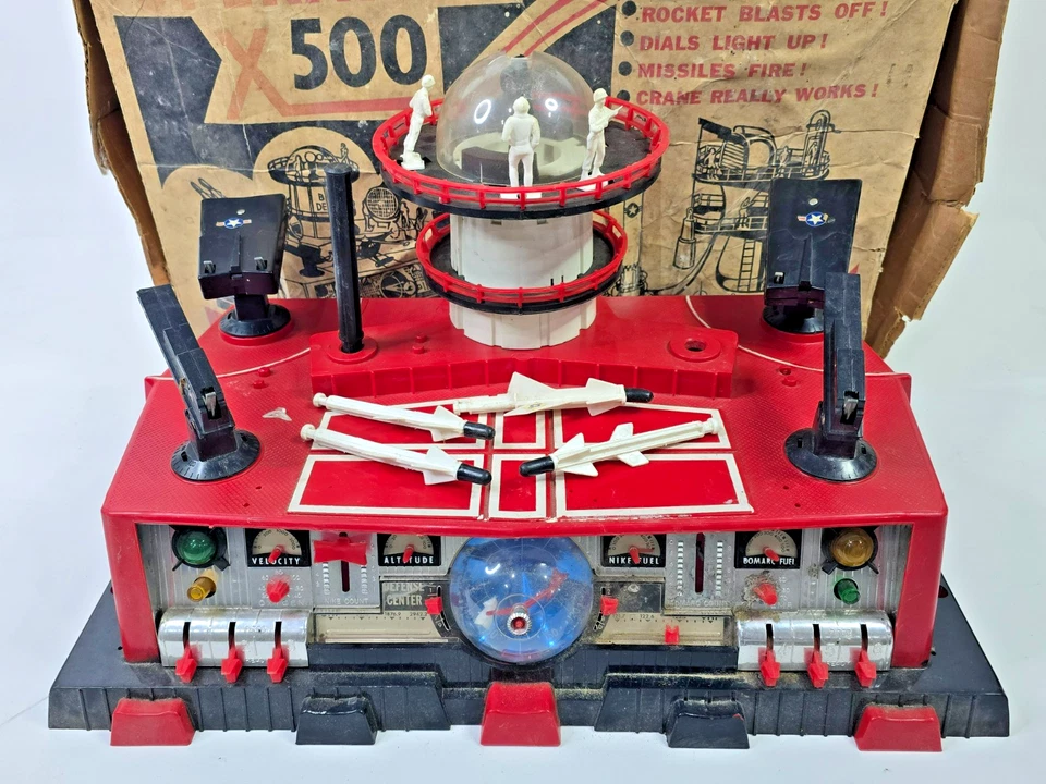 Juego de misiles de defensa base X-500 Operación de lectura de lujo de colección con caja LEER Foto 2 de 4