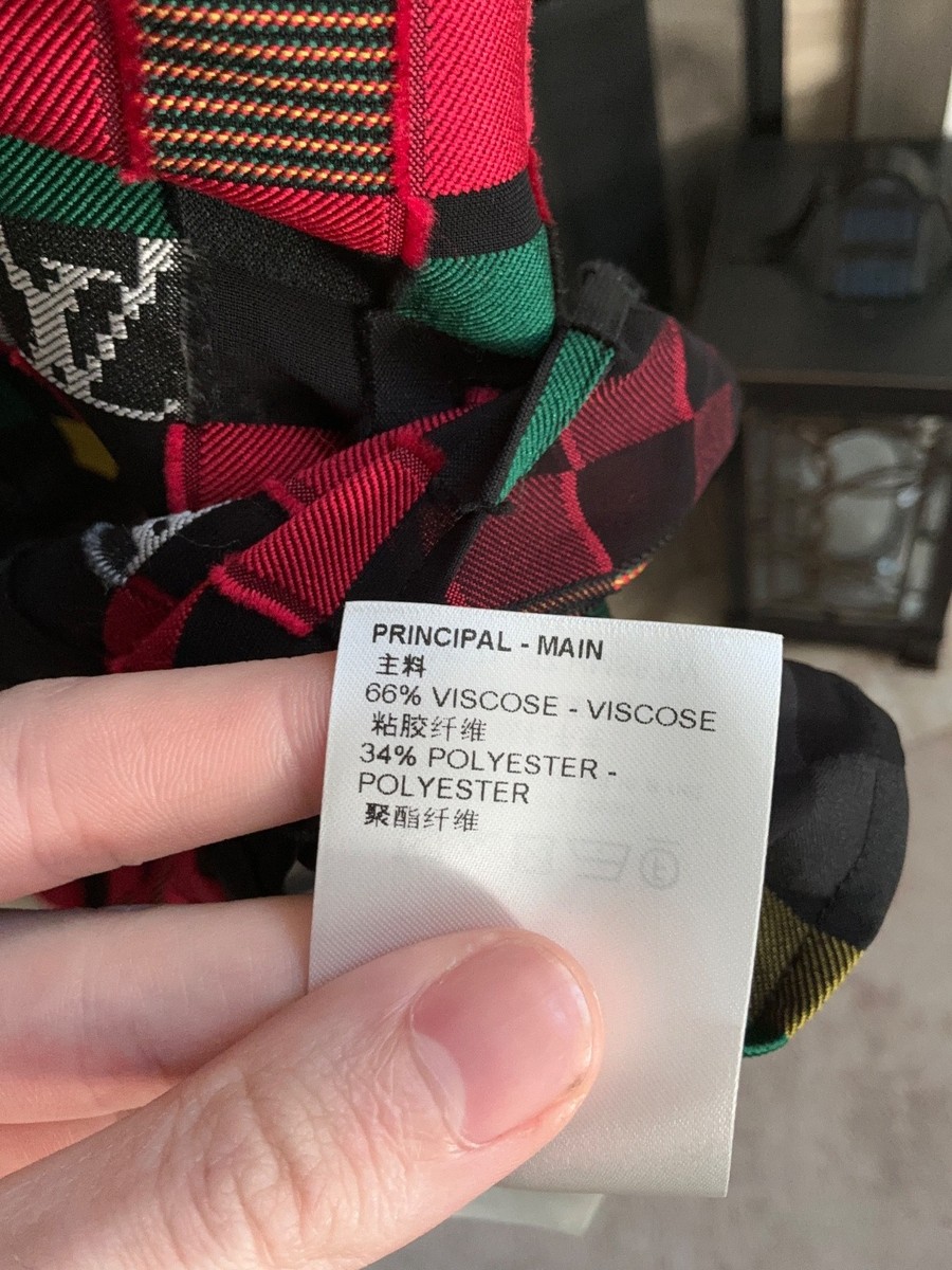 LOUIS VUITTON Amen Break 22SS Damier LV logo button Hawaiian shirt