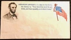 Civil War Patriotic - Ex Rare Unlisted Bearded Abraham Lincoln & Flag