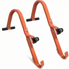 Leiterhaken orange Leiter-Haltestange gummiert