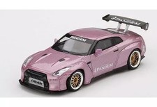 1/64 Miniature Car Pandem Nissan GT-R R35 GT Wing Right Hand Drive Pink MINI GT