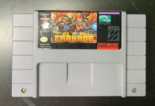 Total Carnage Super Nintendo SNES Authentic Tested Cartridge Only
