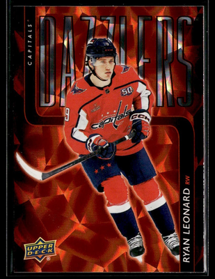 2025-26 Upper Deck Series 1 Orange Dazzlers #DZ-41 Ryan Leonard | eBay