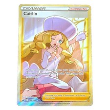 Pokemon TCG Caitlin Trainer Full Art Holo Secret Rare 189/198 Chilling Reign on eBay