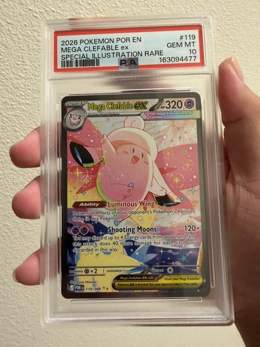 Mega Clefable ex graded PSA 10 for sale on eBay