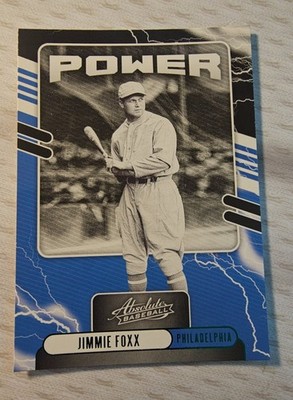 2021 Panini Absolute Baseball Jimmie Foxx Retail Green Power #PO-3