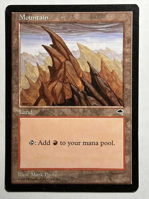 Mountain (Left) Tempest 346 LP-NM MTG Card