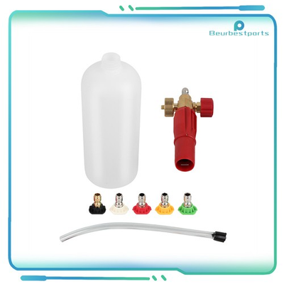 #ad Heavy Duty Foam Cannon Professional Car Wash Pressure Washer 1 4quot; 5 Nozzle Tips $18.51
