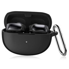 Compatible with Bose Ultra Open Earbuds Case 2024 , Soft Silicone Black