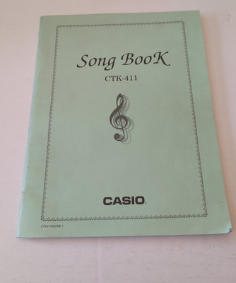 Original Casio Song Music Book for CTK-411 & CTK-431 Keyboard, 85 Songs 76 Pages