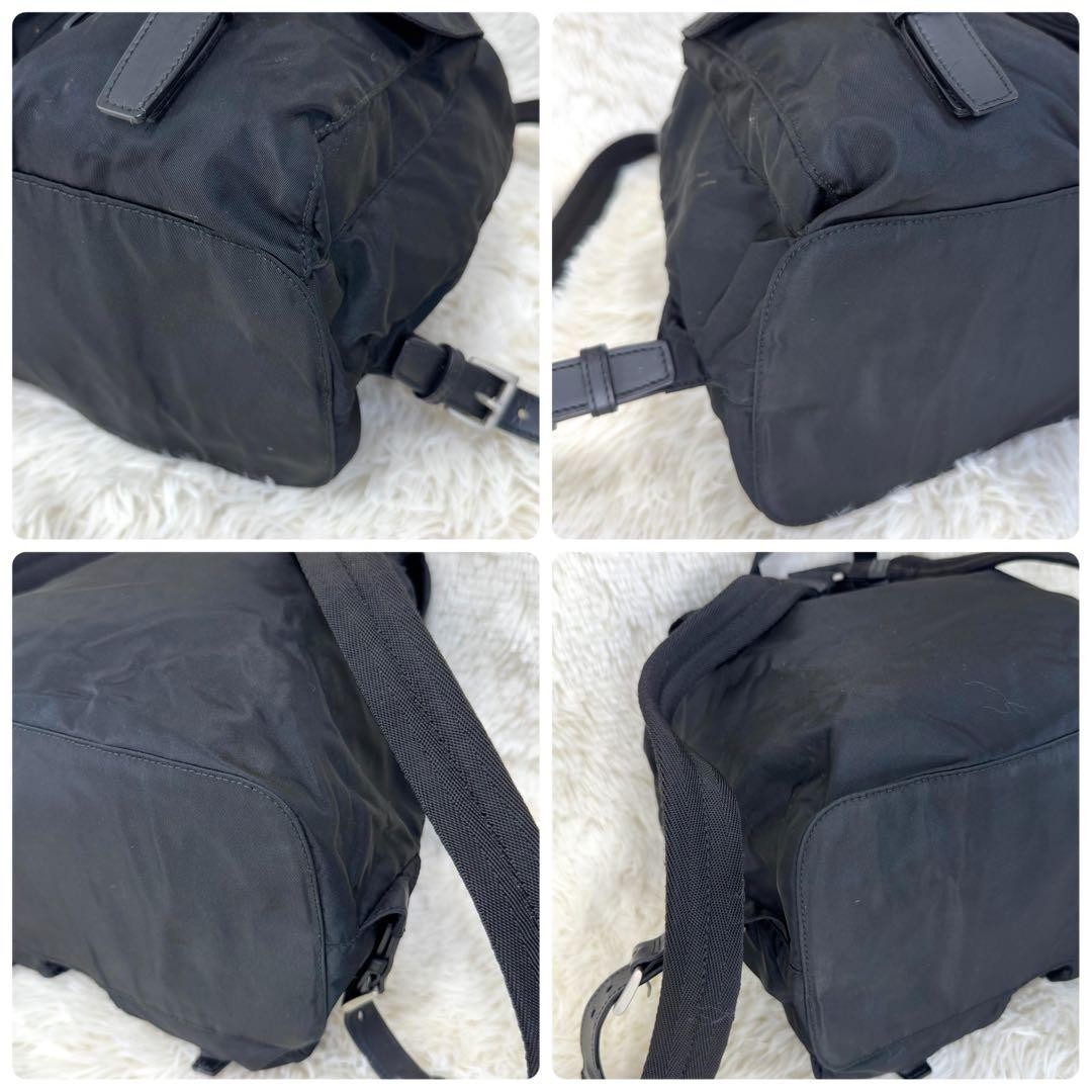 PRADA backpack triangular logo drawstring nylon b… - image 6