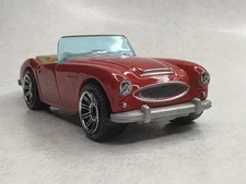 Loose Matchbox 1/64 Diecast Red 1963 Austin Healey Roadster Diecast Car