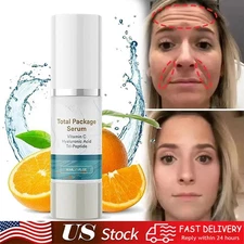2026 - Total Package Serum, All-In-One Vitamin C,Hyaluronic Acid, Peptides Serum