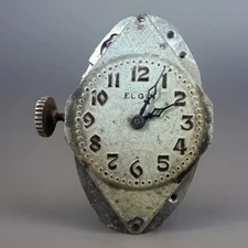 ⌚ Vintage ELGIN Watch Movement – 17 Jewels – Original Dial & Hands ✨