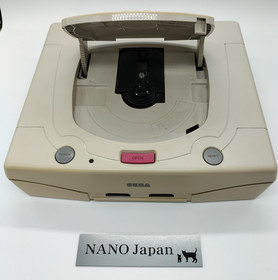 Sega Saturn Console HST-3220 White Model System Controller Tested Japan NTSC-J