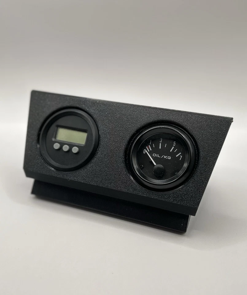 Mercedes W124 Rahmen Zusatzinstrumente 52mm Aschenbecher Gauges NEU