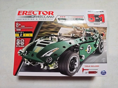 #ad ROADSTER Erector by Meccano 5 in 1 Spin Master 18202 STEAM Pullback NEW $14.99