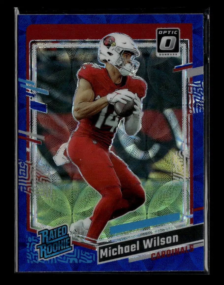 Michael Wilson 2023 Panini Donruss Optic Blue Scope Prizm #204 RC