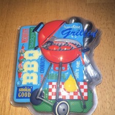 Wymiarowy wielokolorowy grill grill scrapbooking naklejka motyw jedzenie i napoje