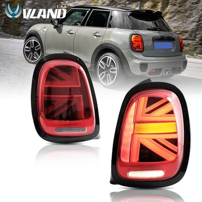 VLAND Red LED Tail Lights w/Sequential For 2014-2023 Mini Cooper F55/56/57 Lamps