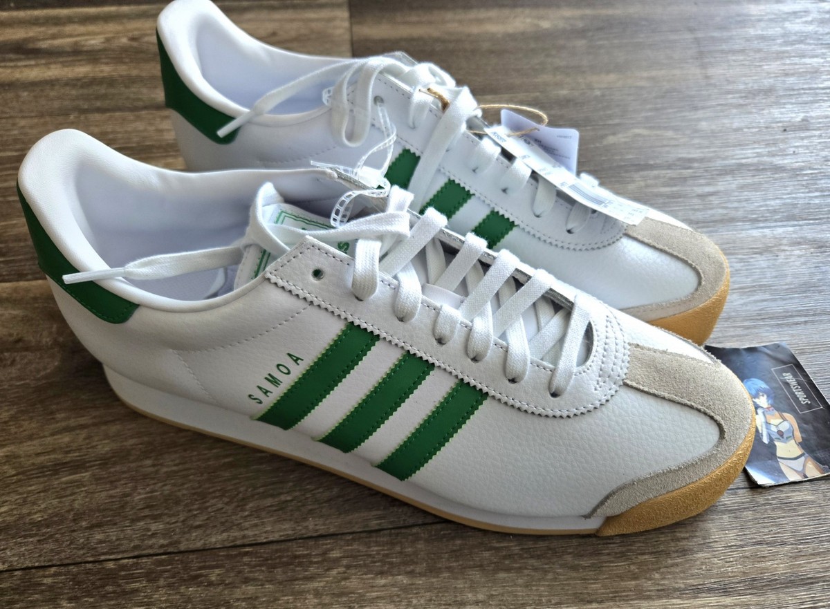 adidas Samoa Cloud - Men`s Casual Shoes White Green JH9078 NEW Men main image 3