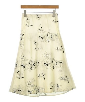 VICOLO Long/Maxi Length Skirts WhitexBlackxSilver(Patterned) 2200595720491