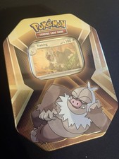 Pok mon TCG Triple Whammy Tin Slaking Collectors Tin English Sealed