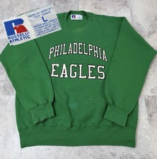 VINTAGE 90s RUSSELL ATHLETIC PHILADELPHIA EAGLES CREWNECK SWEATSHIRT Adult L