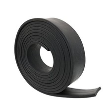 Black Heat Resistant Silicone Rubber Roll Strips Sheeting High Temp 60A, No A...