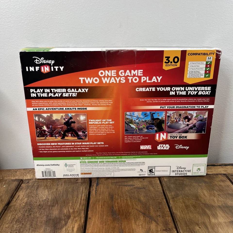 Disney Infinity 3.0 Edition Starter Pack Xbox 360 With Game & Figure NIB DMG BOX - Image 4 of 4