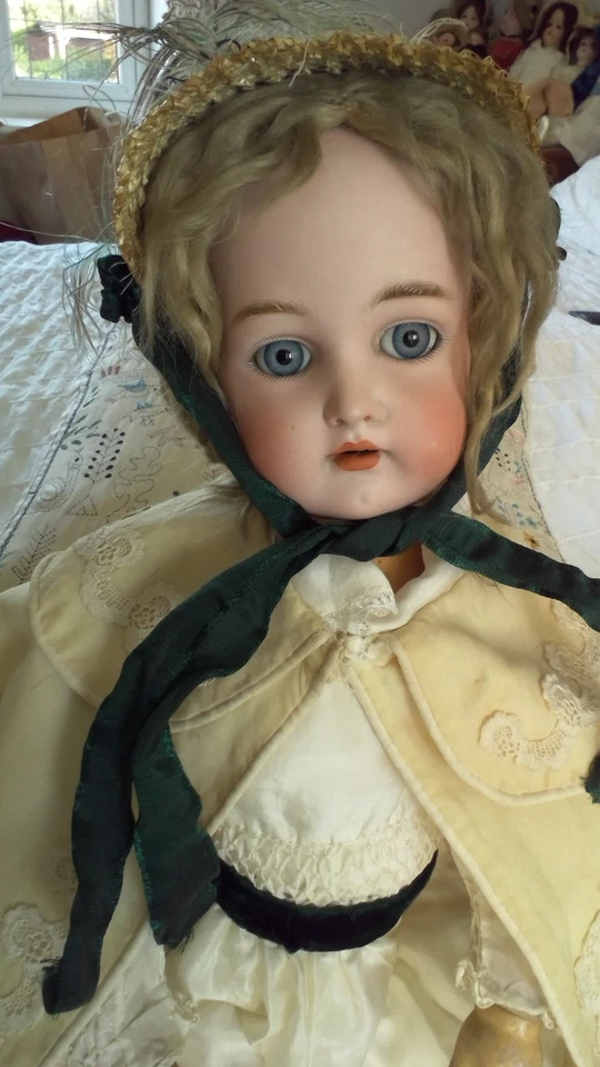 Muñeca Antigua 24" Simon & Halbig K&R #62 Cabeza Bisque, en Cuerpo Compuesto c895 Foto 2 de 4