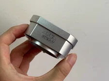 Silver Metal Aluminium alloy Lens Hood with Cap for Leica Summarit 50/1.5 Lens