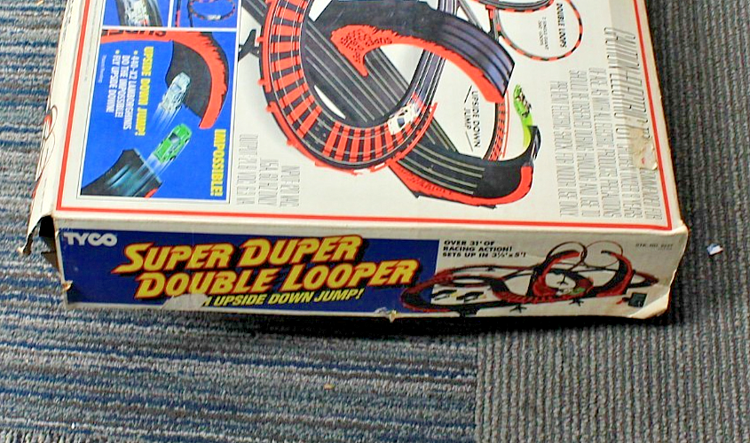 Tyco Slot Car Super Duper Double Looper Lamborghini Race Set Magnum 440 ...