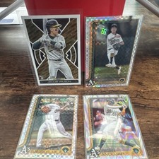 Topps Oakland Athletics Wilson Basso Andujar Rookie Chrome Card Lot of 4 MLB