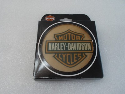 Harley Davidson Ceramic Coasters~Set of 2~Original Box~USA