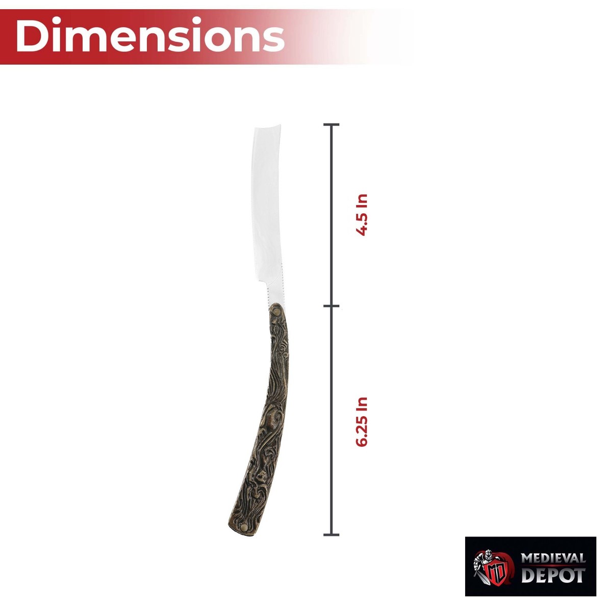 Sweeney Todd Knife The Demon Barber - with Mirror Polish Metal