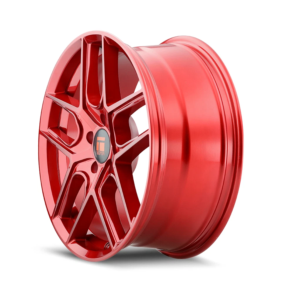 Juego 4 Llantas 18" Touren TR79 18x8 CRimsson Candy Red 5x4.5 Llantas 35mm Foto 3 de 4