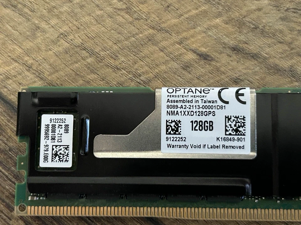 Intel Optane 128 GB PC4-21300 DDR4-2666 DDR-T OPTANE MEMORIA PERSISTENTE NMA1XXD128 GPS Foto 2 de 3