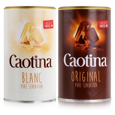 Caotina Blanc 500g & Original 500g Trinkschokolade - Kakaopulver