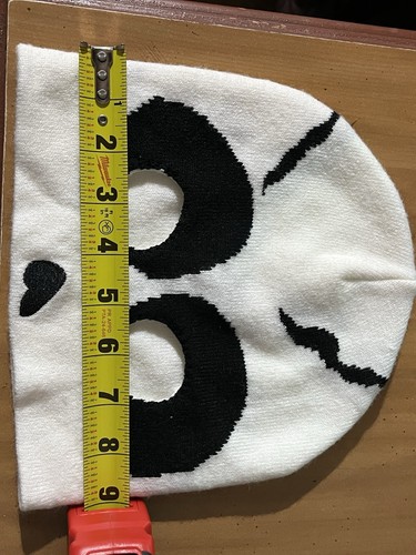 New Claire's white skeleton beanie cap mask - Picture 5 of 5