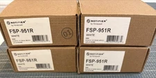 NOTIFIER FSP-951R REMOTE TEST CAPABLE PHOTOELECTRIC SMOKE DETECTOR.(LOT OF 4)