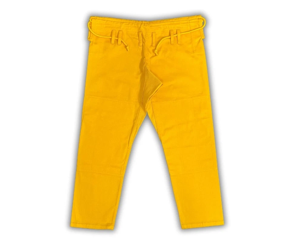 Worios Lightweight Pro 2.0 Brazillian Jiu-Jitsu Gi Yellow Adults Pre-Shrink - Image 4 of 4