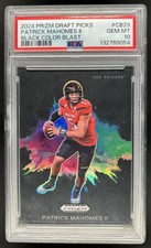 2024 Prizm Draft Picks Patrick Mahomes II Color Blast SSP Black #CB-29 PSA 10
